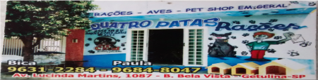 CASA DE RAÇÕES QUATRO PATAS